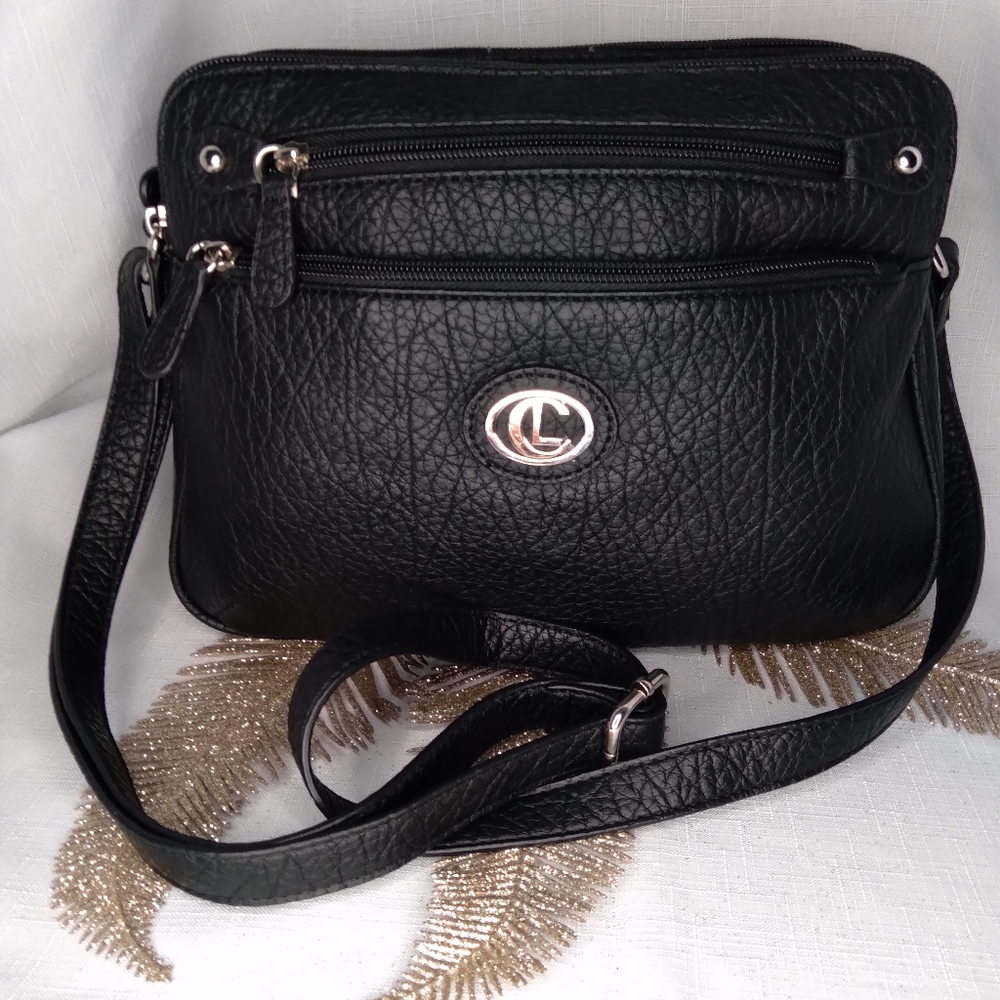 Black CL crossbody purse